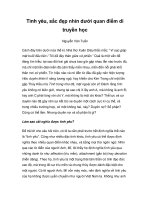 Tình yêu, sắc đẹp nhìn dưới quan điểm di truyền học pot