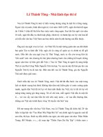 Lê Thánh Tông - Nhà lãnh đạo thi sĩ potx