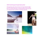 Thiết kế ảnh kết hợp giữa cắt ghép hiệu ứng blend phần 1 ppsx