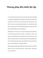 Phương pháp điều khiển độc lập pdf
