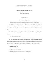 Phương pháp đo nồng độ chất đọc bằng ống bột chỉ thị potx