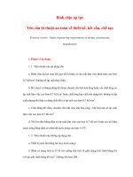 Bình chịu áp lực Yêu cầu kĩ thuật an toàn về thiết kế, kết cấu, chế tạo - 1 ppsx