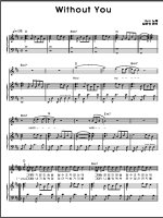 Bản nhạc Without You ppt
