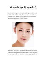 Vì sao da bạn bị sạm đen? pps