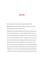 Danh lam thắng cảnh - Hồ Tây doc