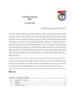 Giải tích toán học - Tập 1 - Lê Văn Trực ppsx