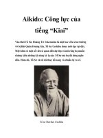 Aikido: Công lực của tiếng “Kiai” pot