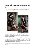 Những mẫu váy nịnh mắt dành cho công sở potx