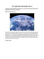 9 kỳ nghỉ khác thường đầy thú vị potx