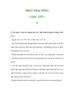 TRẦN THÁI TÔNG ( 1218 - 1277 ) 3 pot