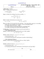 - Kiem tra Toan 11 Hoc ki 2 De so 1 pps