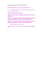 Các thủ thuật Window Vista và những điều bên biết của nó phần 2 docx