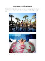 Nghỉ dưỡng cao cấp Thái Lan pps