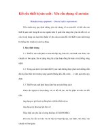 Kết cấu thiết bị sản xuất - Yêu cầu chung về an toàn - 1 doc