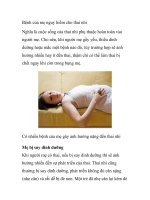 Bệnh của mẹ nguy hiểm cho thai nhi pps