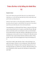 hệ thống tài chính toàn cầu - Toàn cầu hóa và hệ thống tài chính Hoa kỳ ppt