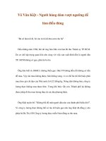 Võ Văn Kiệt - Người hùng dám vượt ngưỡng để làm điều đúng potx