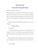 Máy cắt kim loại Yêu cầu đối với trang thiết bị điện - 1 doc