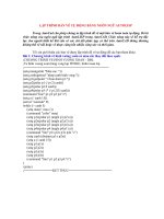 LẬP TRÌNH BẢN VẼ TỰ ĐỘNG BẰNG NGÔN NGỮ AUTOLISP doc