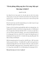 Vắcxin phòng chống ung thư cổ tử cung: hiệu quả lâm sàng và kinh tế pot