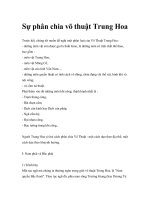 Sự phân chia võ thuật Trung Hoa potx