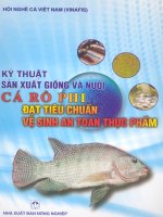 Kỹ thuật sản xuất giống và nuôi cá rô phi part 1 ppsx