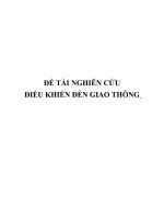 Tiểu luận: Đề tài Điều khiển đèn giao thông ppsx