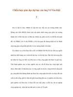 Chiến lược giáo dục đại học của ông Võ Văn Kiệt 2 pot