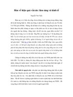 Bàn về hiệu quả vắcxin: lâm sàng và kinh tế pot