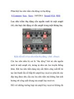 Phân biệt loa siêu trầm chủ động và thụ động doc