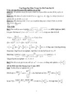 DÙNG HÀM SỐ ĐỂ GIẢI PHƯƠNG TRÌNH, HỆ PHƯƠNG TRÌNH 2014