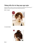 Những biến tấu tóc lãng mạn ngọt ngào ppsx