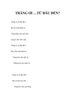 TRĂNG ƠI …TỪ ĐÂU ĐẾN? potx