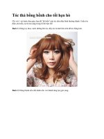 Tóc thả bồng bềnh cho tối hẹn hò pot