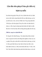 Lần đầu tiên ghép tế bào gốc điều trị bệnh tự miễn ppsx