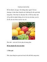 Fastfood cho bà bầu ppsx