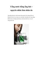 Uống nước bằng ống hút potx