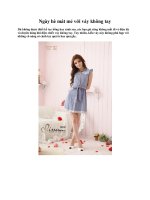 Ngày hè mát mẻ với váy không tay pptx
