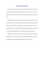 Khoa cử triều Tây Sơn docx