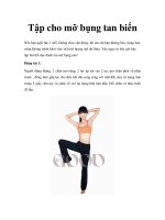 Tập cho mỡ bụng tan biến pdf
