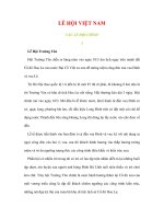 LỄ HỘI VIỆT NAMCÁC LỄ HỘI CHÍNH 2 pps