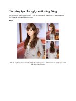 Tóc sáng tạo cho ngày mới năng động ppt