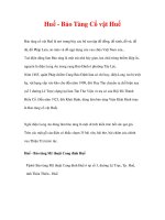 di tích lịch sử văn hóa - Huế - Bảo Tàng Cổ vật Huế pdf