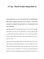 Ai Cập - Huyền bí pho tượng nhân sư pptx