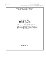 Mẫu số 6 sổ giáo án thực hành