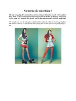 Xu hướng sắc màu tháng 4 pps