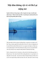 Một đêm không vội vã với Đà Lạt mộng mơ docx