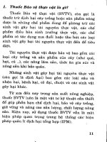 Bác sĩ cây trồng : Thuốc bảo vệ thực vật part 2 pps