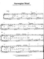 Bản nhạc Norwegian wood ppt