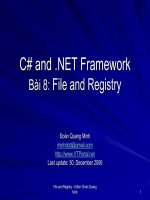 Ngôn ngữ lập trình: C# và .NET phần 8 doc